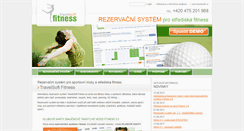 Desktop Screenshot of fitness.travelsoft.cz