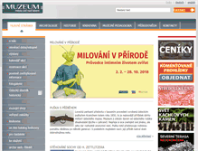 Tablet Screenshot of muzeum.travelsoft.cz